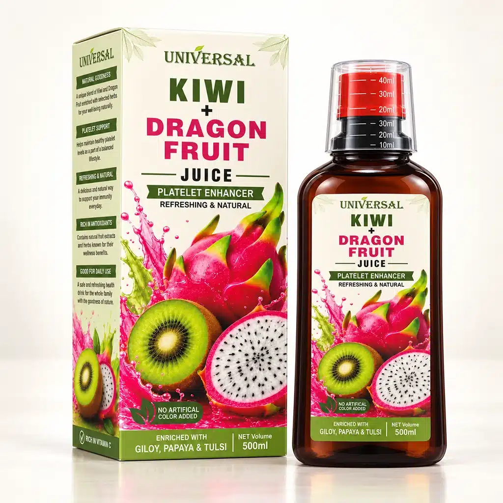Kiwi + Dragon Fruit Juice